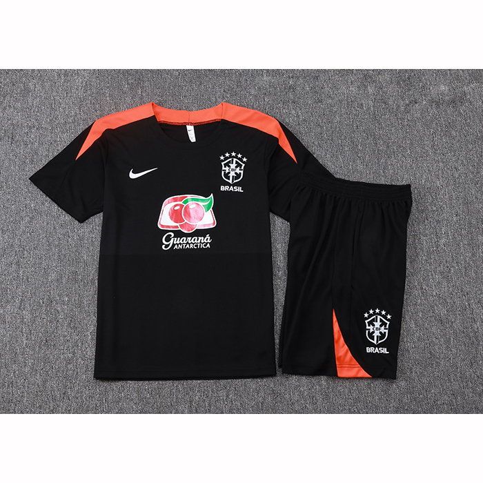 Chandal del Brasil Manga Corta 25-26 Negro - Pantalon Corto